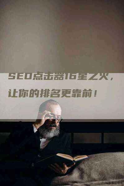 SEO点击器16星之火，让你的排名更靠前！-网站排名优化网