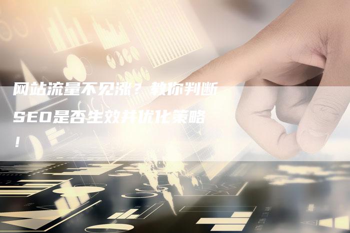网站流量不见涨？教你判断SEO是否生效并优化策略！-网站排名优化网