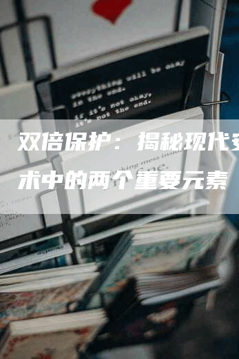 双倍保护：揭秘现代安全技术中的两个重要元素-网站排名优化网