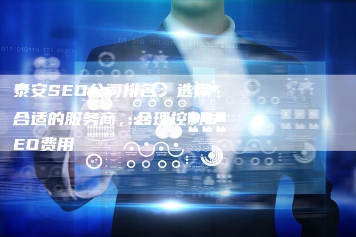 泰安SEO公司排名：选择合适的服务商，合理控制SEO费用-网站排名优化网