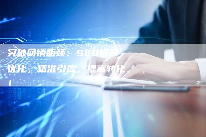 突破网销瓶颈：SEO排名优化，精准引流，提高转化！-网站排名优化网