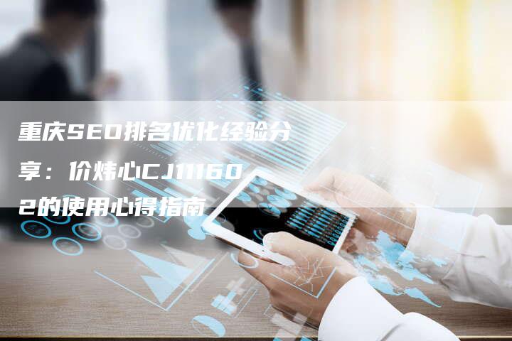 重庆SEO排名优化经验分享：价炜心CJ111602的使用心得指南