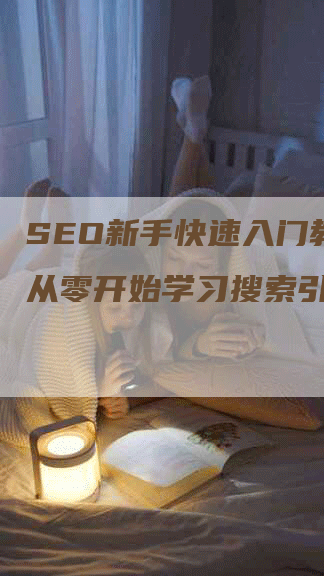 SEO新手快速入门教程：从零开始学习搜索引擎优化