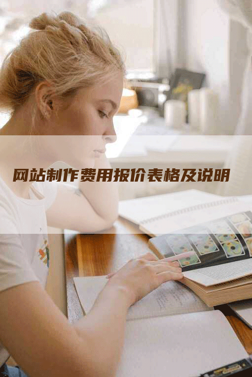 网站制作费用报价表格及说明