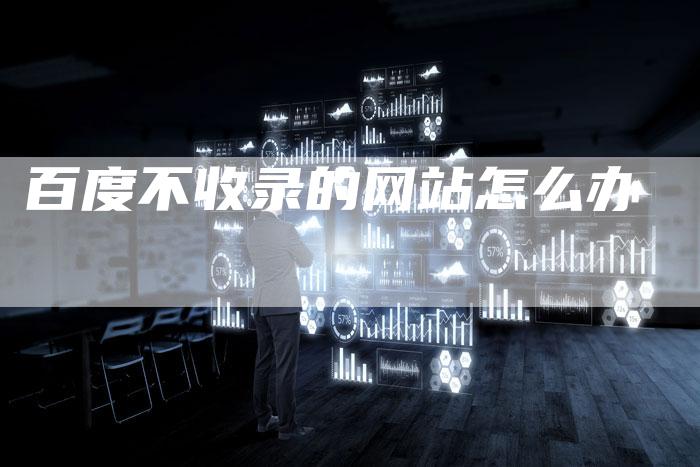 百度不收录的网站怎么办