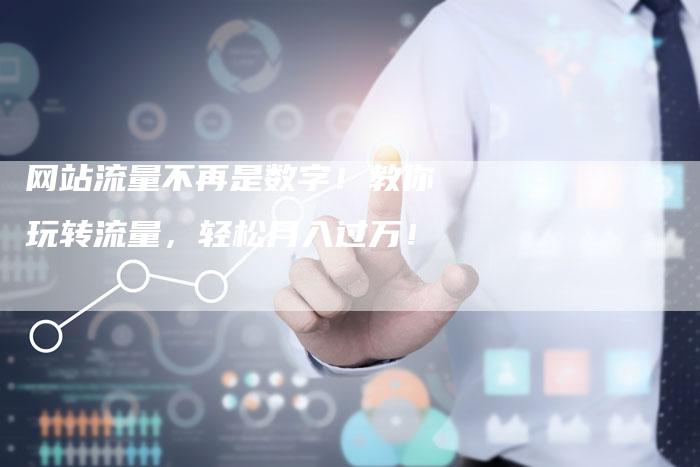 网站流量不再是数字！教你玩转流量，轻松月入过万！-网站排名优化网
