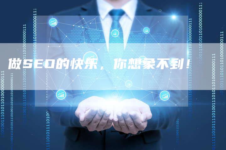 做SEO的快乐，你想象不到！
