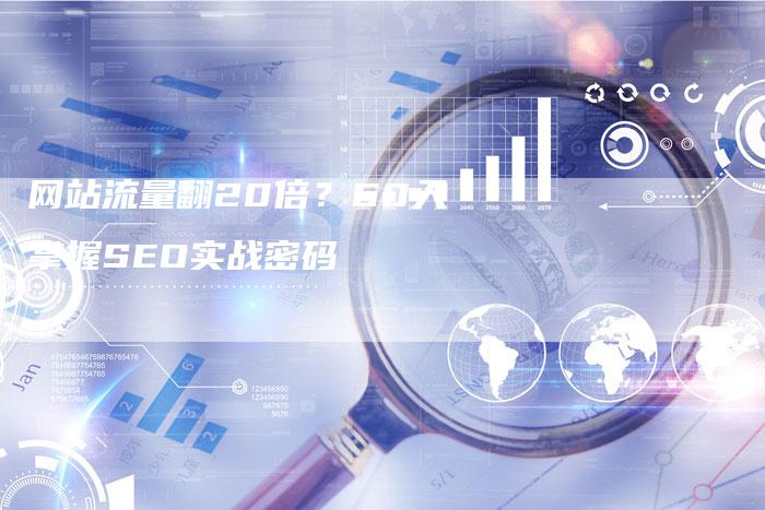 网站流量翻20倍？60天掌握SEO实战密码