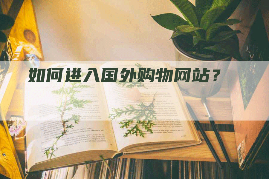 如何进入国外购物网站？-网站排名优化网