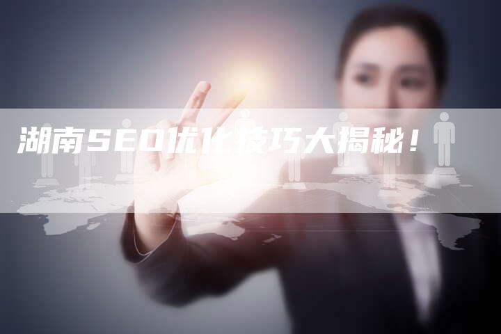 湖南SEO优化技巧大揭秘！