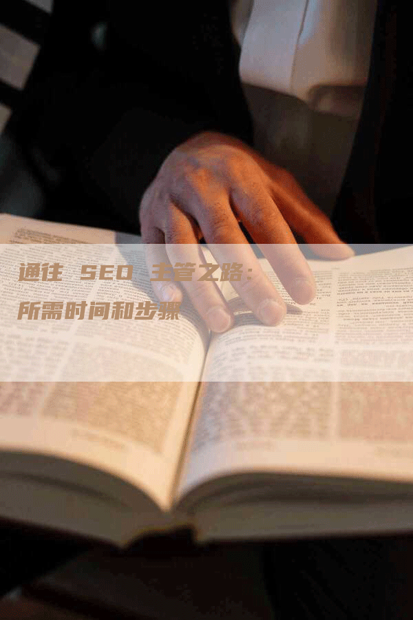 通往 SEO 主管之路：所需时间和步骤-网站排名优化网
