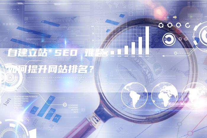 自建立站 SEO 难题：如何提升网站排名？