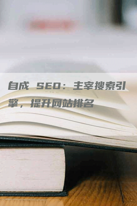 自成 SEO：主宰搜索引擎，提升网站排名-网站排名优化网