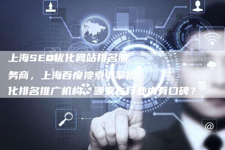 上海SEO优化网站排名服务商，上海百度搜索引擎优化排名推广机构，哪家在行业内有口碑？-网站排名优化网