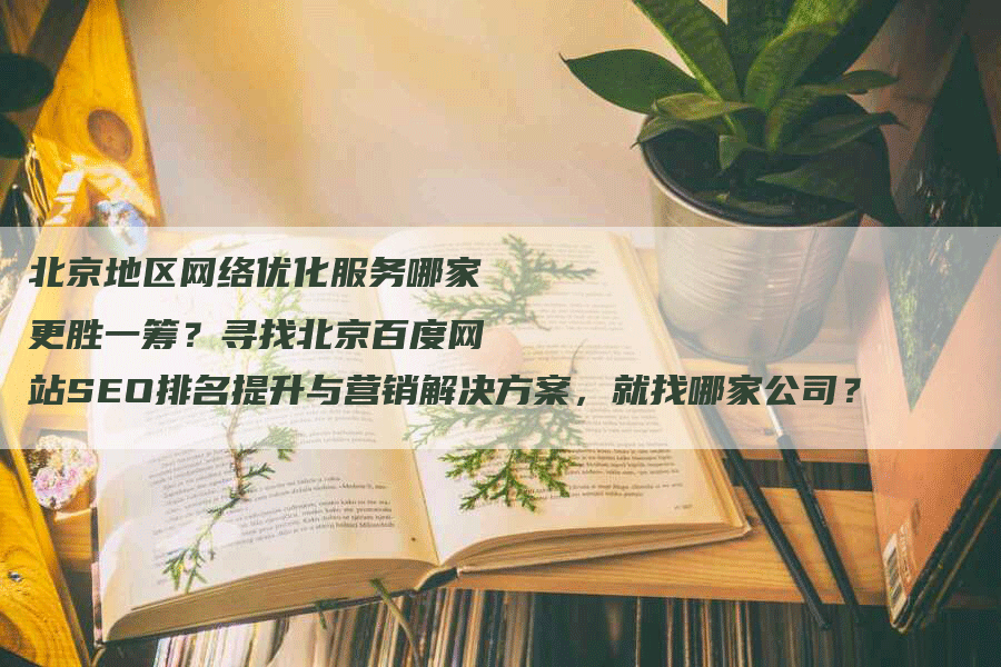 北京地区网络优化服务哪家更胜一筹？寻找北京百度网站SEO排名提升与营销解决方案，就找哪家公司？-网站排名优化网