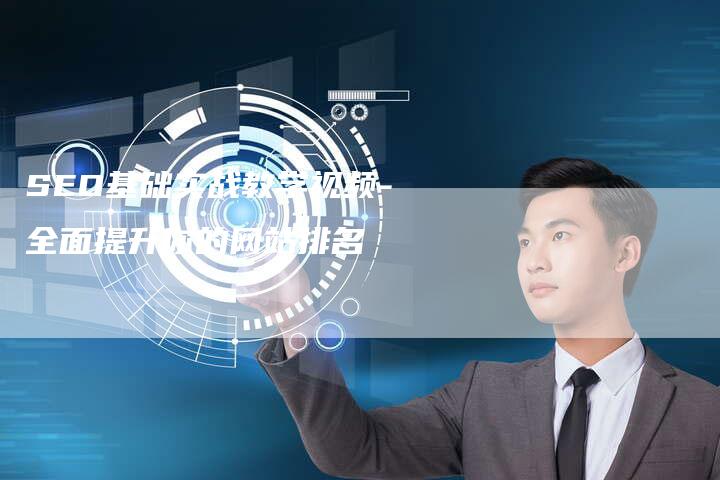 SEO基础实战教学视频-全面提升你的网站排名