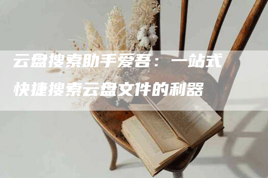 云盘搜索助手爱吾：一站式快捷搜索云盘文件的利器-网站排名优化网