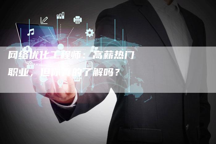 网络优化工程师：高薪热门职业，但你真的了解吗？-网站排名优化网
