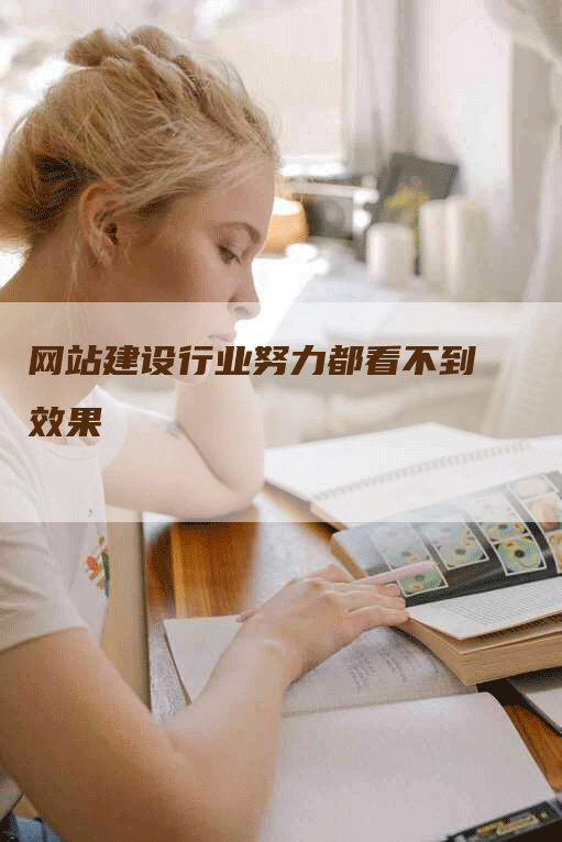 网站建设行业努力都看不到效果-网站排名优化网