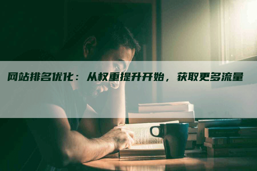 网站排名优化：从权重提升开始，获取更多流量-网站排名优化网